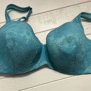 Cacique Lace Underwire Bra - Blue size 44DD